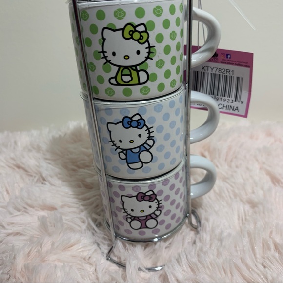 NWT Hello kitty stackable expresso mugs - Picture 4 of 8